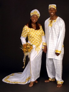 Traditional African Bride & Groom